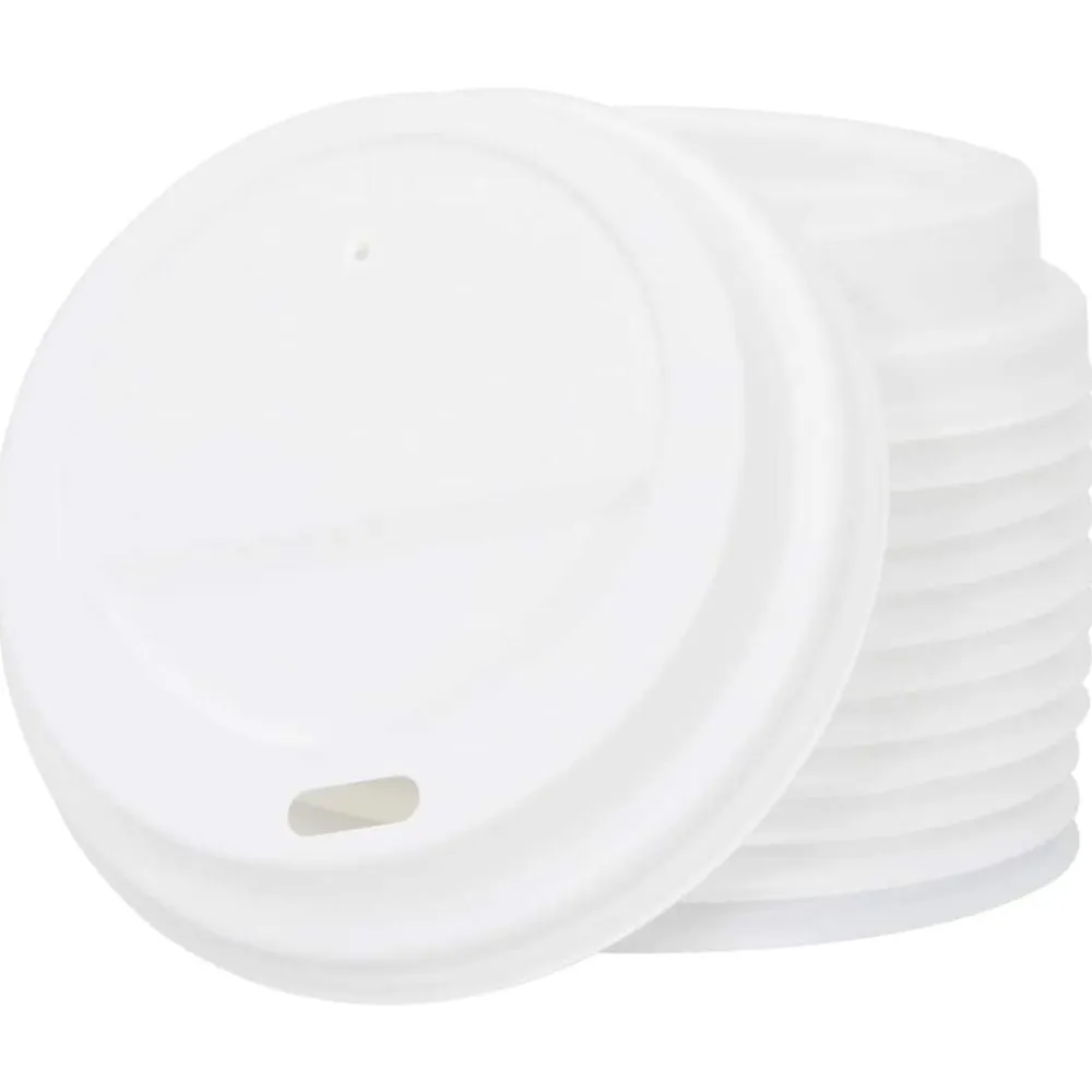 vidaXL Vasos de café de papel con tapa 1000 uds 8oz 200ml Hot