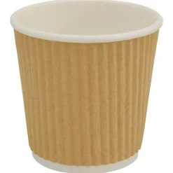 vidaXL Vasos de café de papel con tapa 1000 uds 4oz 100ml New