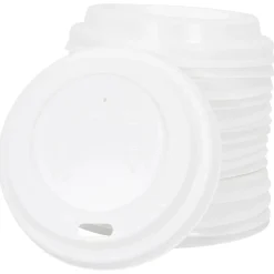vidaXL Restauración-Vasos de café de papel con tapa 1000 uds 4oz 100ml