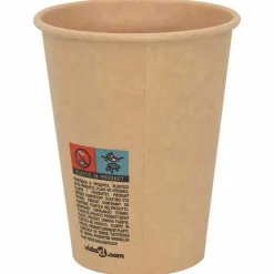 vidaXL Restauración-Vasos de café de papel con tapa 1000 uds 12oz 300ml