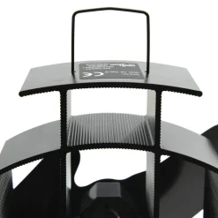 vidaXL Accesorios Para Hornos De Leña Y Chimeneas-Ventilador de estufa accionado por calor 2 aspas negro