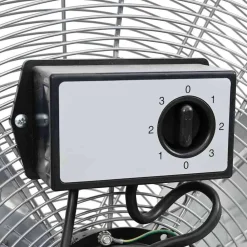 vidaXL Electrodomésticos-Ventilador de tambor Plateado 79 x 37 x 82 cm Aluminio