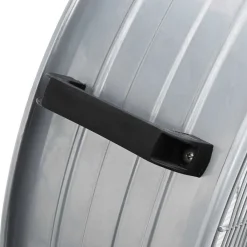 vidaXL Electrodomésticos-Ventilador de tambor Plateado 79 x 37 x 82 cm Aluminio