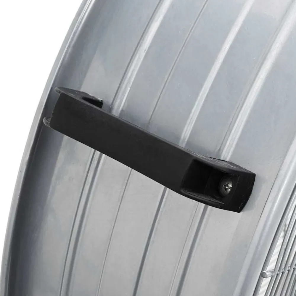 vidaXL Electrodomésticos-Ventilador de tambor Plateado 79 x 37 x 82 cm Aluminio