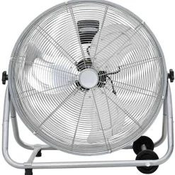 vidaXL Ventilador de tambor Plateado 73 x 42 x 70 cm Aluminio Outlet