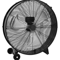 vidaXL Electrodomésticos-Ventilador de tambor industrial negro 77 cm 187,7 W