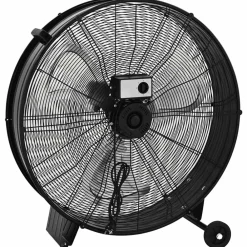 vidaXL Electrodomésticos-Ventilador de tambor industrial negro 77 cm 187,7 W