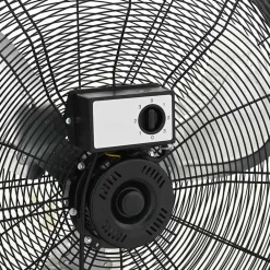 vidaXL Electrodomésticos-Ventilador de tambor industrial negro 77 cm 187,7 W
