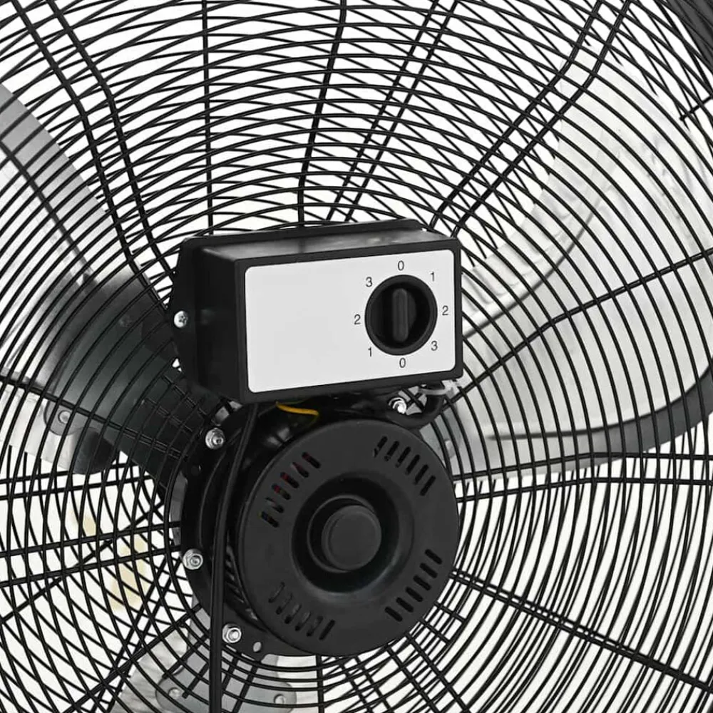 vidaXL Electrodomésticos-Ventilador de tambor industrial negro 77 cm 187,7 W