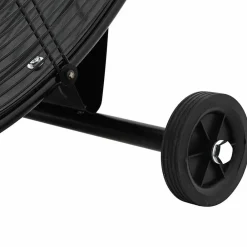 vidaXL Electrodomésticos-Ventilador de tambor industrial negro 77 cm 187,7 W