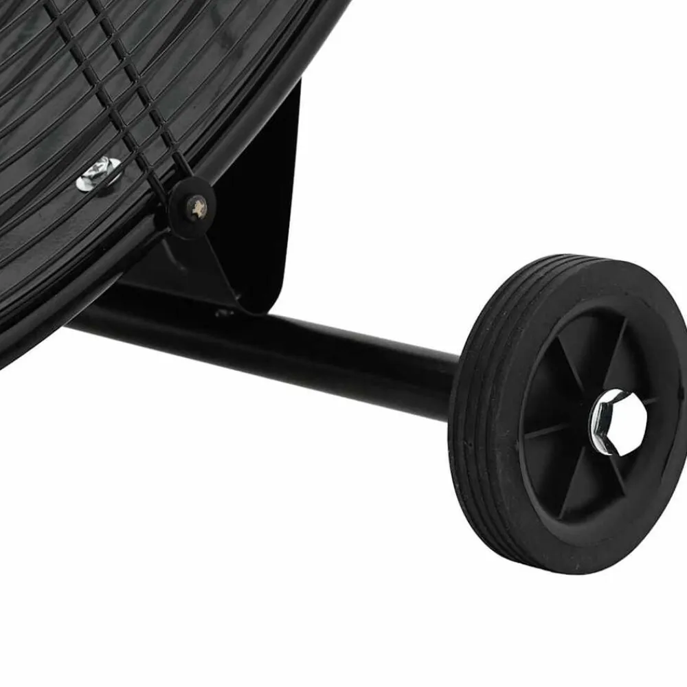 vidaXL Electrodomésticos-Ventilador de tambor industrial negro 77 cm 187,7 W