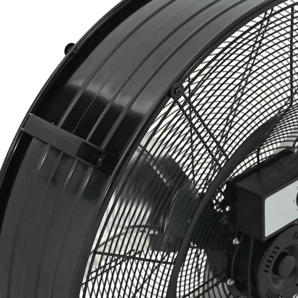 vidaXL Electrodomésticos-Ventilador de tambor industrial negro 77 cm 187,7 W