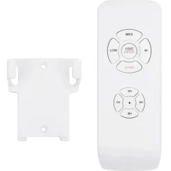 vidaXL Ventilador de techo con luz con mando marrón oscuro 108 cm Marr&oacute;n oscuro Online