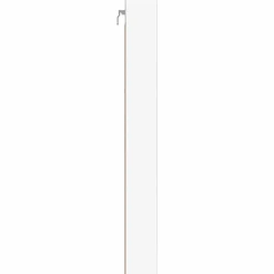 vidaXL Estanterías-Vitrina de madera ingeniería blanca 100x8,5x75 cm