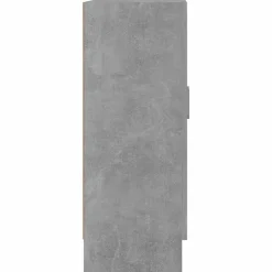 vidaXL Vitrina de madera contrachapada gris hormigón 82,5x30,5x80 cm Gris hormigón Online