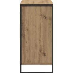 vidaXL Vitrina Roble Artesanal 79 x 36 x 75.5 cm Madera contrachapada Roble artisan Discount