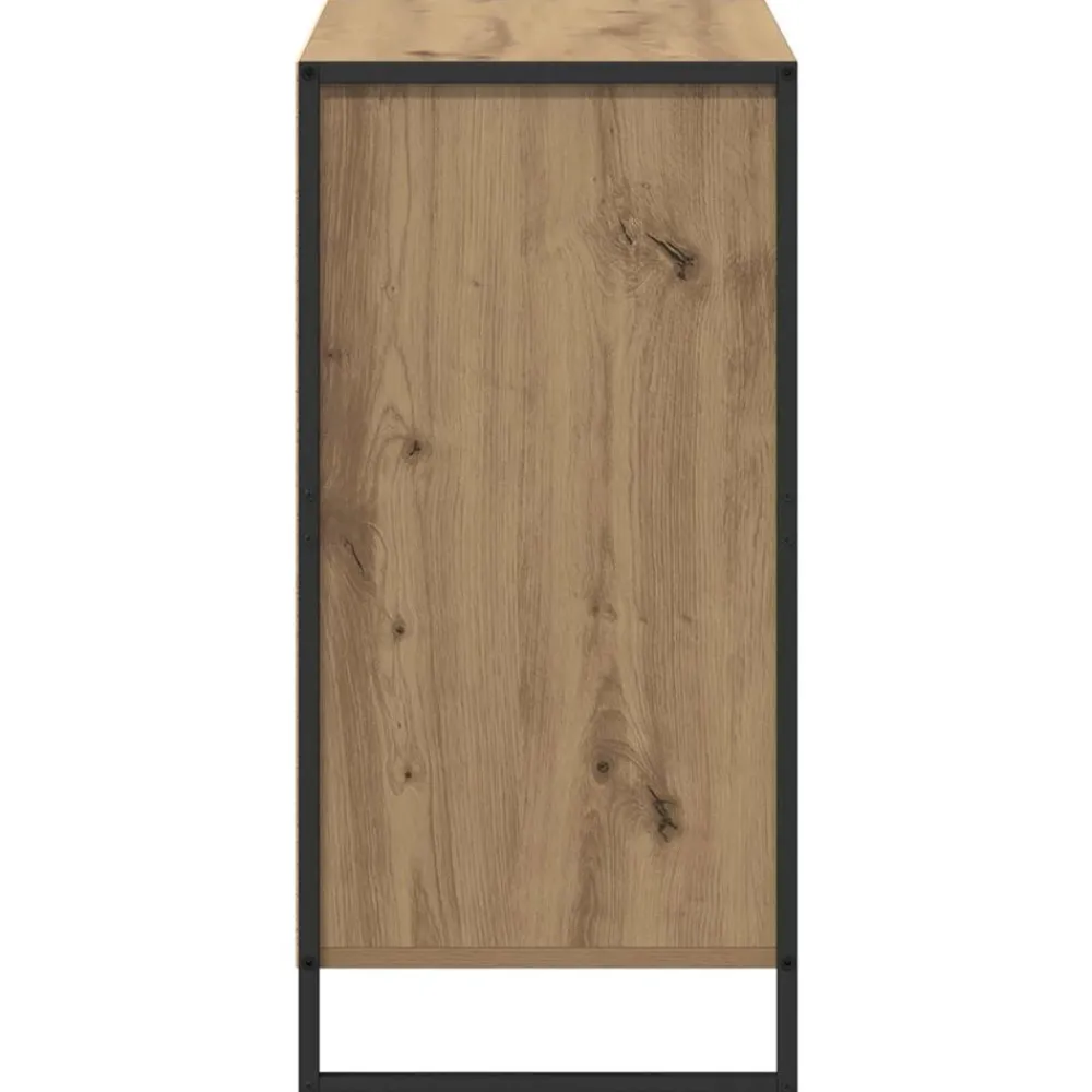 vidaXL Vitrina Roble Artesanal 79 x 36 x 75.5 cm Madera contrachapada Roble artisan Discount