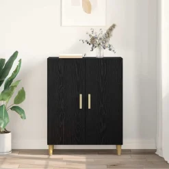 vidaXL Armarios Y Almacenamiento-Vitrina 70 x 34 x 90 cm Madera contrachapada