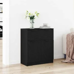 vidaXL Armarios Y Almacenamiento-Vitrina 60 x 30 x 70 cm Madera contrachapada