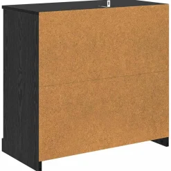 vidaXL Armarios Y Almacenamiento-Vitrina 70 x 35,5 x 67,5 cm Madera contrachapada