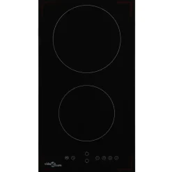 vidaXL Cocina Y Comedor-Vitrocerámica con 2 quemadores control táctil 3000 W