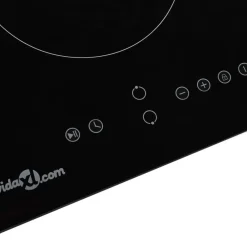 vidaXL Cocina Y Comedor-Vitrocerámica con 2 quemadores control táctil 3000 W