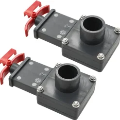 vidaXL Piscina Y Spa-Válvula de compuerta para piscina 2 uds 1,5"