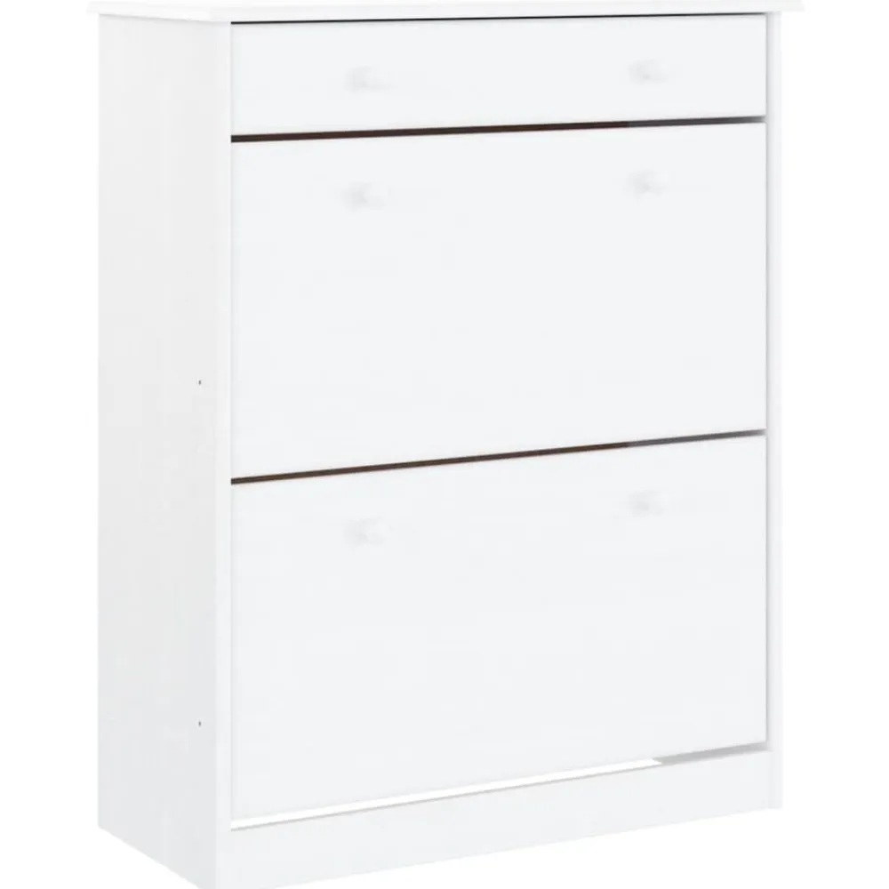 vidaXL Productos Del Hogar-Zapatero ALTA madera maciza de pino 77x35x96 cm
