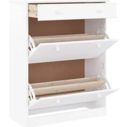 vidaXL Productos Del Hogar-Zapatero ALTA madera maciza de pino 77x35x96 cm