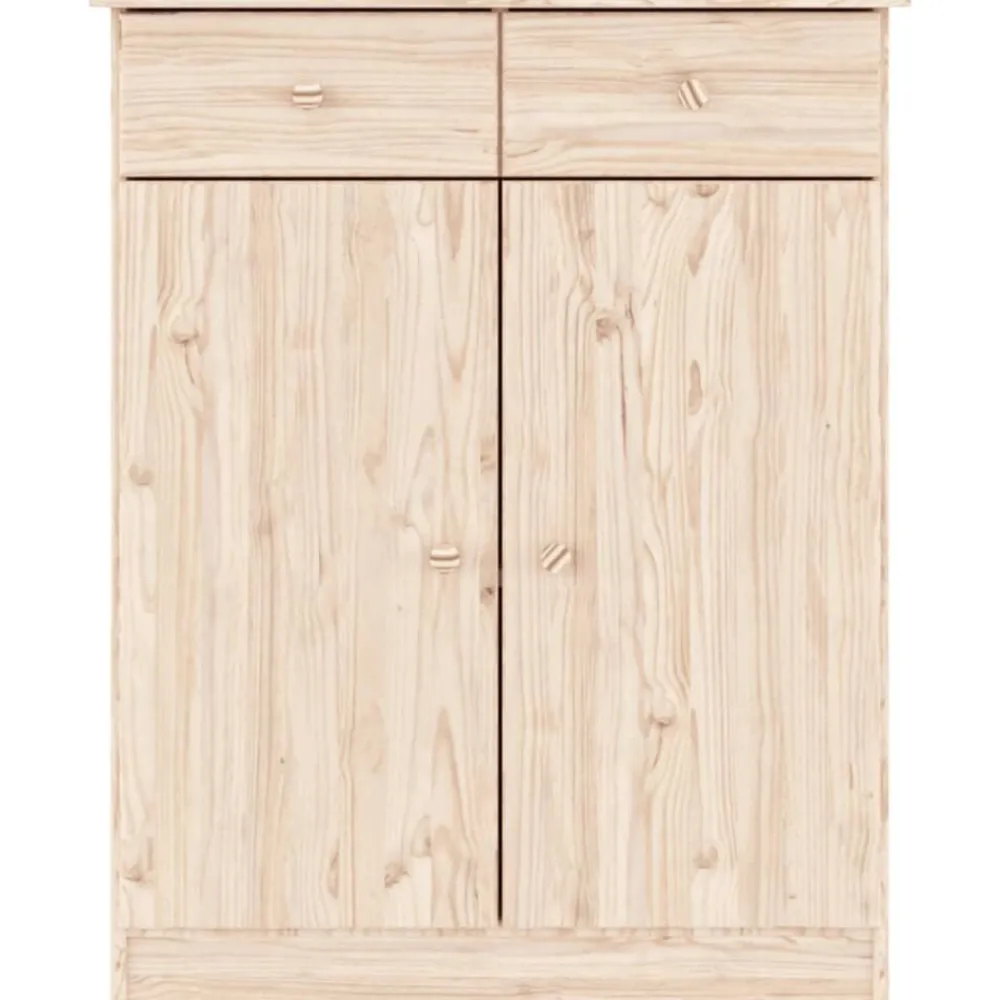 vidaXL Productos Del Hogar-Zapatero ALTA madera maciza de pino 77x35x96 cm