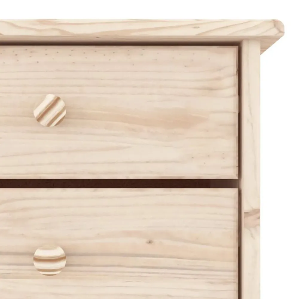 vidaXL Productos Del Hogar-Zapatero ALTA madera maciza de pino 77x35x96 cm