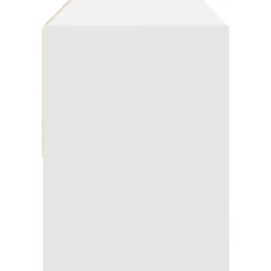 vidaXL Zapatero apilable 89,5x30x40 cm Blanco Outlet