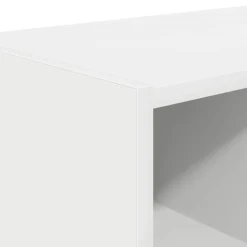 vidaXL Zapatero apilable 89,5x30x40 cm Blanco Outlet