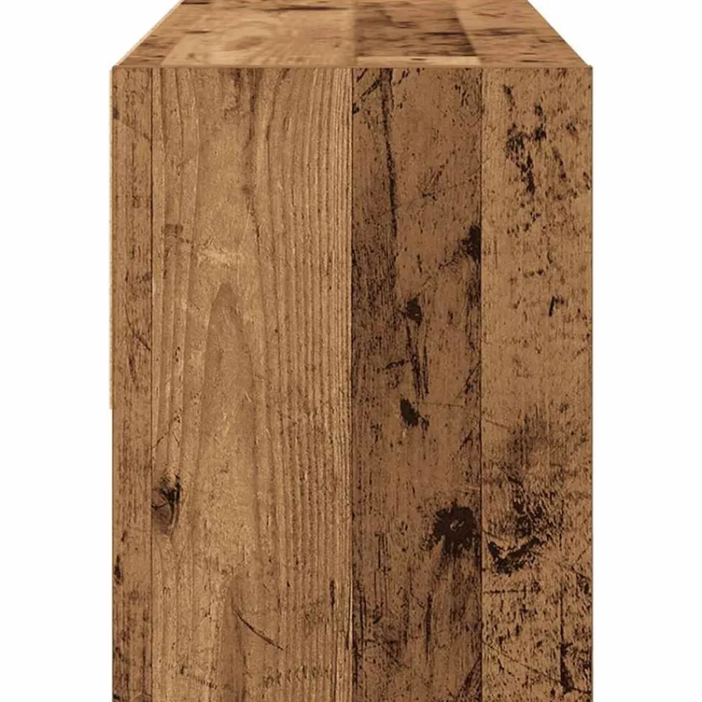 vidaXL Productos Del Hogar-Zapatero apilable madera vieja 89,5x30x40 cm