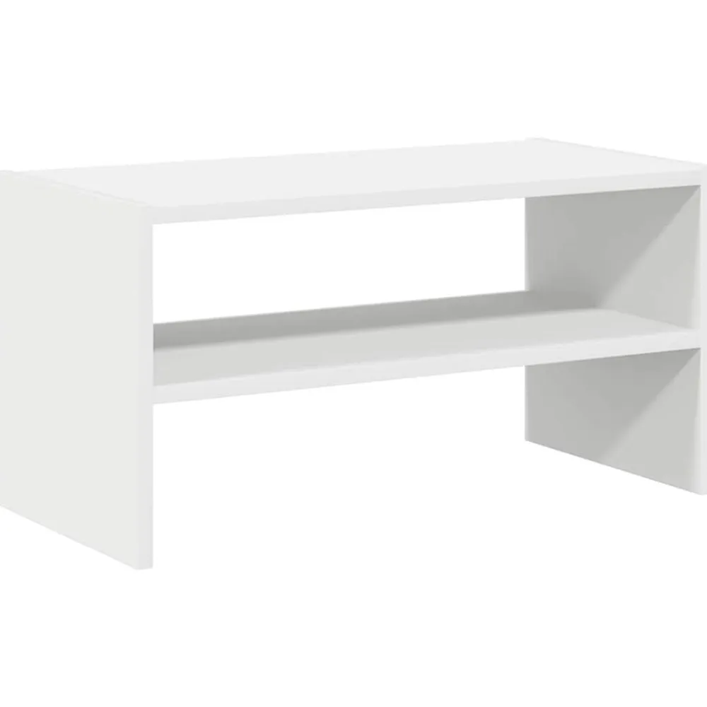 vidaXL Zapatero apilable 60x30x30,5 cm Blanco Outlet