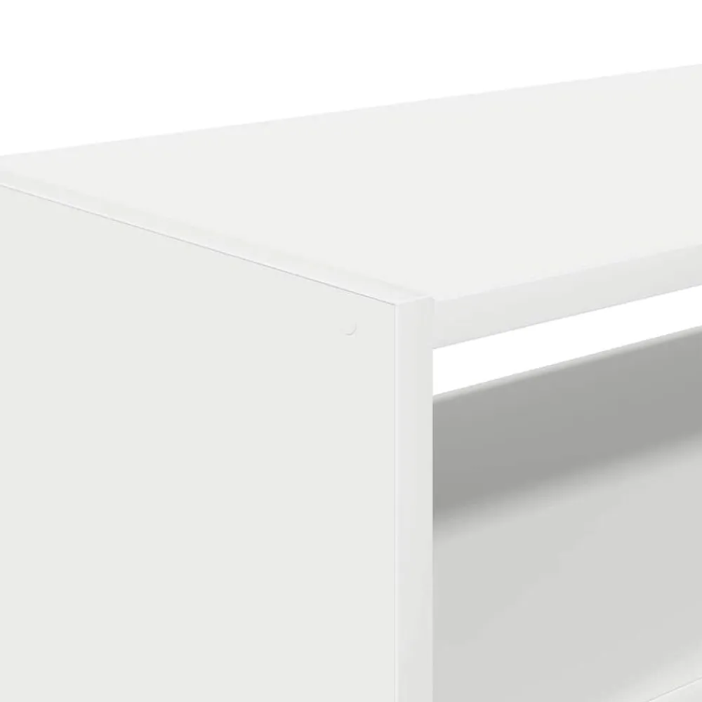 vidaXL Zapatero apilable 60x30x30,5 cm Blanco Outlet
