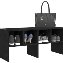 vidaXL Productos Del Hogar-Zapatero apilable roble 89,5x30x40 cm