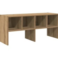 vidaXL Productos Del Hogar-Zapatero apilable roble artesanal 89,5x30x40 cm