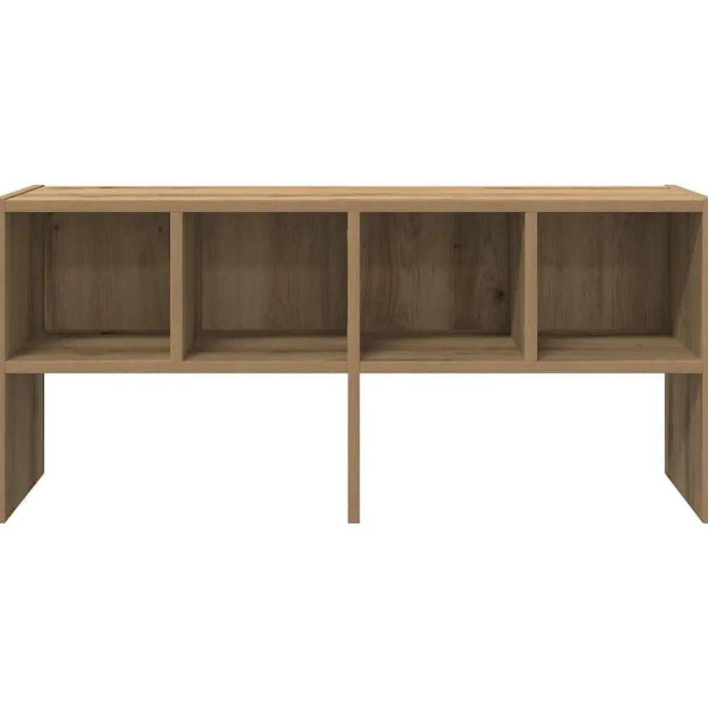 vidaXL Productos Del Hogar-Zapatero apilable roble artesanal 89,5x30x40 cm