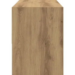 vidaXL Productos Del Hogar-Zapatero apilable roble artesanal 89,5x30x40 cm