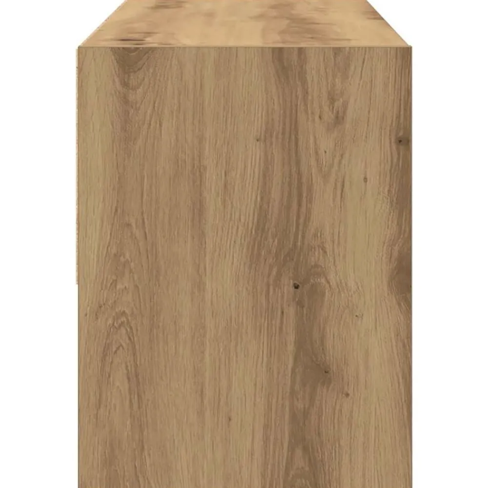 vidaXL Productos Del Hogar-Zapatero apilable roble artesanal 89,5x30x40 cm
