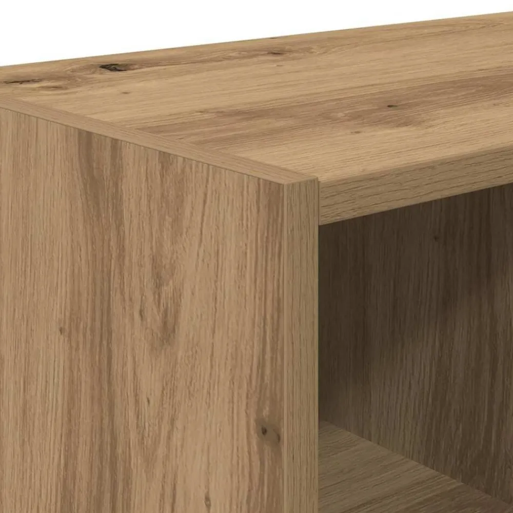 vidaXL Productos Del Hogar-Zapatero apilable roble artesanal 89,5x30x40 cm