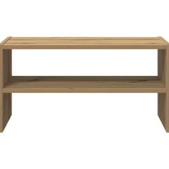 vidaXL Productos Del Hogar-Zapatero apilable roble artesanal 60x30x30,5 cm