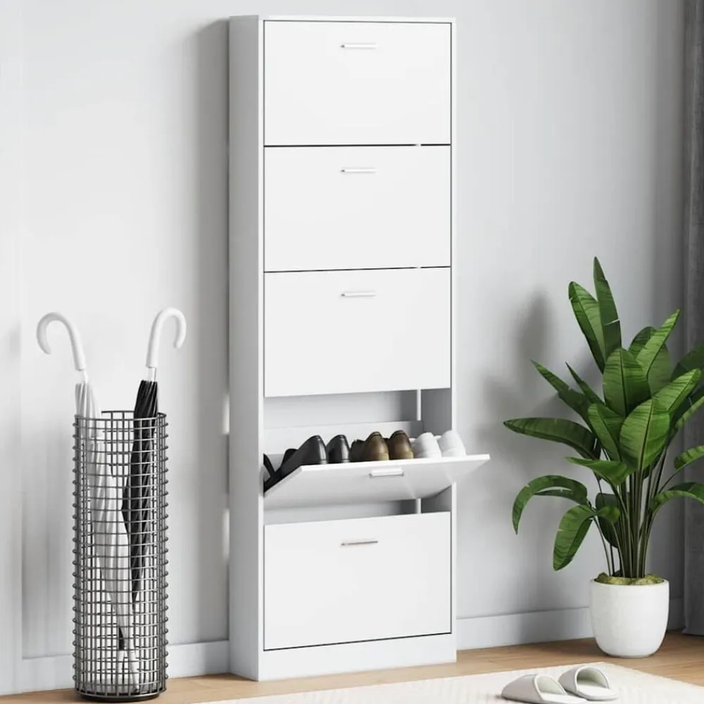 vidaXL Productos Del Hogar-Zapatero con 5 compartimentos