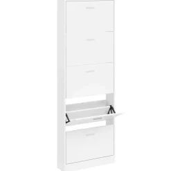 vidaXL Productos Del Hogar-Zapatero con 5 compartimentos