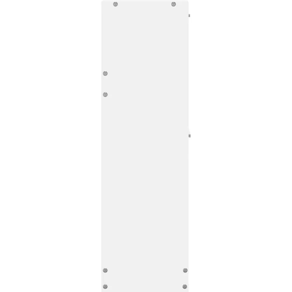 vidaXL Zapatero con 2 compartimentos Blanco Discount
