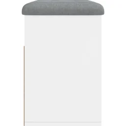 vidaXL Zapatero 82x32x45,5 cm madera de ingeniería Blanco Clearance