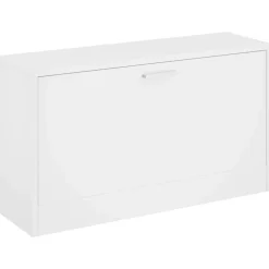 vidaXL Zapatero 80x24x45 cm Blanco New