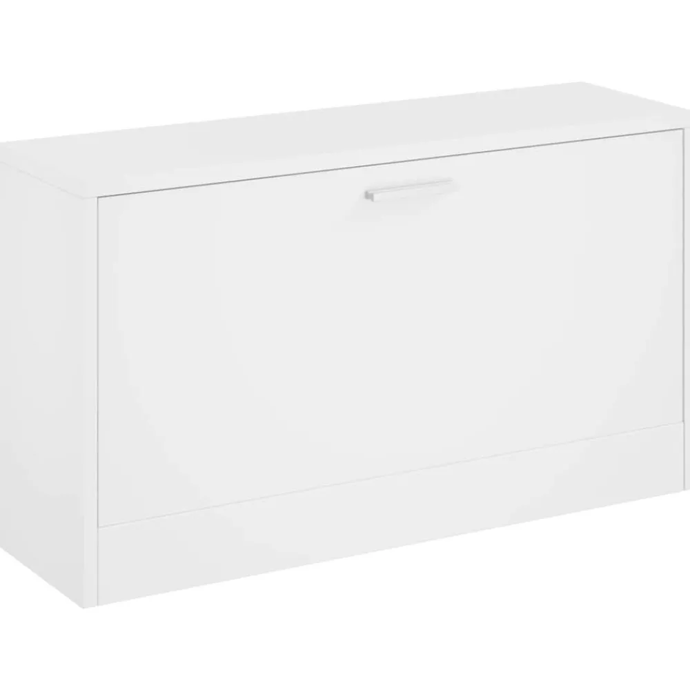 vidaXL Zapatero 80x24x45 cm Blanco New