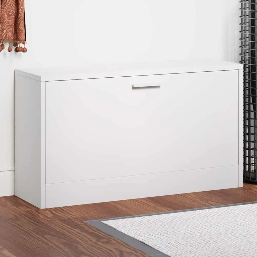 vidaXL Zapatero 80x24x45 cm Blanco New